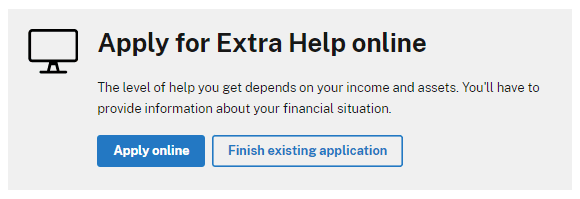 apply-for-extra-help-online